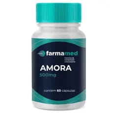 Amora 500mg -  Auxilia nos Sintomas da Menopausa e Cólicas Menstruais (Qualidade Farmamed)
