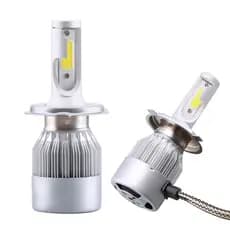 Lampada Super Led H4 ALTA/BAIXA 6000K +300% 10000 LUMENS
