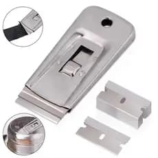 Raspador Ratinho Em Inox Para Insulfilm Pelicula +10 Lamina