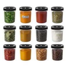Kit Pote Mantimento Organizador Para Temperos  Especiarias condimentos  Cozinha 500ml