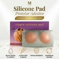COBRE MAMILO DE SILICONE – PROTETOR ADESIVO INVISÍVEL