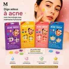 Adesivos anti espinha - K-Beauty Hidrocolóide 36 Adesivos Colorido Cicatrizante Copa - Brasil ⭐