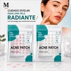 ⭐ Acne Patch Hidrocoloide – Adesivo Anti Cravo e Espinha com Ácido Salicílico e Extrato de Chá Verde