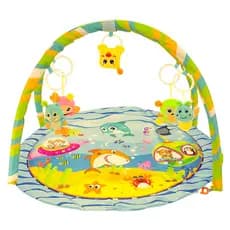 Tapete de Atividades Baby Acolchoado Brinquedos Mobile Fixo Interativo