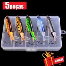 5pcs Isca De Pesca Artificial Resistente