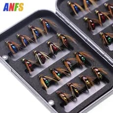 Pesca Com Mosca Voa Kit Naufrágio Rápido Isca Artificial Ninfa Scud Fly Bug Verme Truta Moscas De Inseto