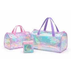 Bolsa Maya Holografica Transparente Cristal Furtacor