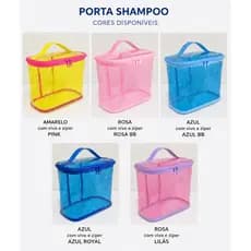 Porta Shampoo/Mamadeira Frasqueira Kit Higiene Organizador de mala