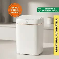 Lixeira com Sensor Automático Inteligente Elegante Universal  Banheiro WC Cozinha 12 e 15 litros