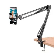 Suporte Braço Articulado Para Celular ou Tablet Tripe com altura ajustável 360°