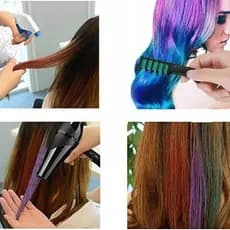 Kit 5 Pentes Giz Para Pintar Cabelo Infantil Criatividade