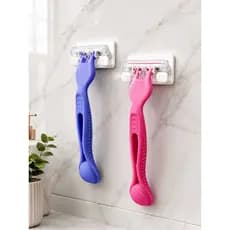 SUPORTE PARA LÂMINA DE BARBEAR AUTOADESIVO DE PAREDE PORTA BARBEADOR
