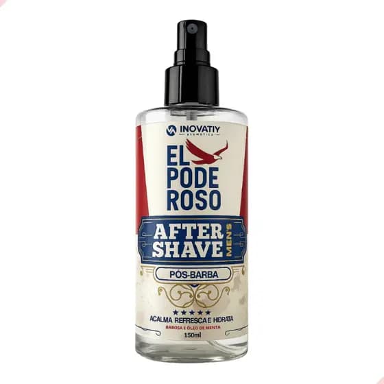 Loção After Shave Pós Barba Spray Suave Refrescante 250ml