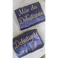 kit 2 robe de cetim debutante e mãe da debutante