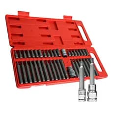 Jogo De Chaves Bit 40 Pçs Torx Allen Multidentado Crv Zenite