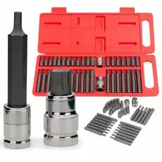 Jogo De Chaves Bit 40 Pçs Torx Allen Multidentado Crv Zenite