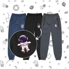 🚀 Kit 2 e 3 Calças Astronauta Infantil e Juvenil