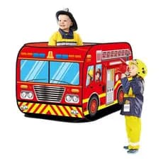 Brinquedo De Jogo De Casa De Brincar Caminhão De Bombeiros ou Policia
