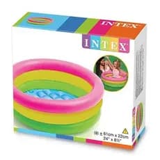 PISCINA INFLÁVEL MULT COLOR-INTEX48675VERÃO 60 LITROS