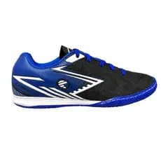 Chuteira Futsal Adulto Olimpica 5.0 Preto Azul Indoor