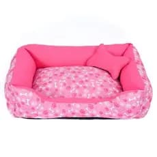 Caminha Pet Luxo Cama Pet Femea Confortável Para Cães e Gatos Impermeável com Zíper Lavável 60cm x 50cm