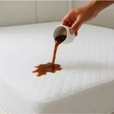 CASA K - POR KACYUMARA - Lençol Protetor Ajustável Macio e Impermeável SOLTEIRO - COR  BRANCA-