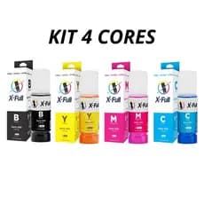 Kit Completo 4 CoresTinta X-Full Office 70 ml Compativel C/ L504/544  L3250 L3150 L3110 L3210 Alta Qualidade Original