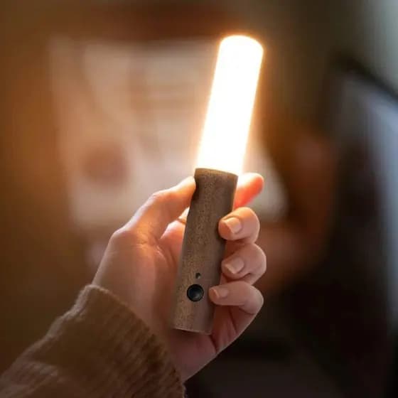 Lâmpada de parede magnética recarregável com sensor LED inteligente ou lâmpada de cabeceira
