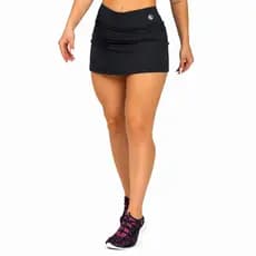 Shorts Saia Feminino Manalinda Fitness Zero Transparência com Proteção UV 50+ e Academia Esportivo