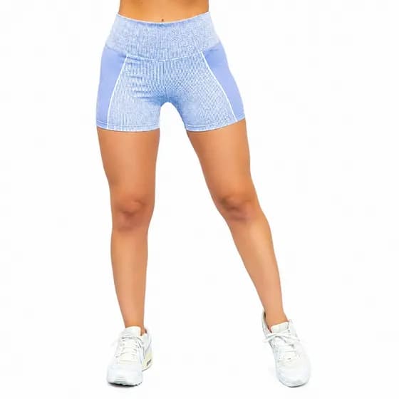 Shorts Feminino Manalinda New Space Fitness Zero Transparência Academia Treino Esportivo Conforto