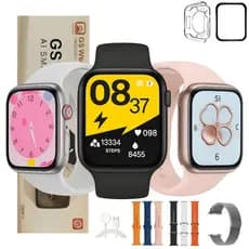 Smartwatch GS10 Mini Relógio Inteligente  Chat GPT 42MM  Recebe Chamadas Opção 2 Pulseiras