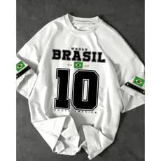 Camiseta Style Lançamento Brasil Camisa 10 Estilo Conforto Blusa Tematica Copa doMundo 2026 Blusa Brazil Unissex  STORE