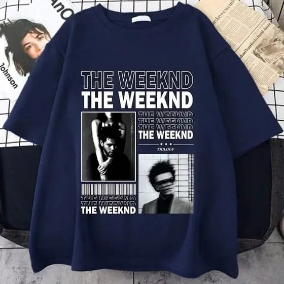 Camiseta The Weeknd Cantor Unissex 100% Algodão Show Tunê Tendencia