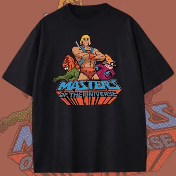 Camiseta Unissex Filme Desenho He man Masters Of The Universe Vintage Hq