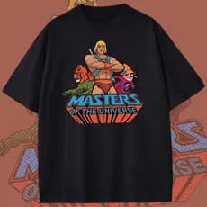 Camiseta Unissex Filme Desenho He man Masters Of The Universe Vintage Hq