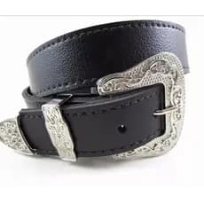 Cinto Feminino Plus Size Com 1,40Cm Country Preto