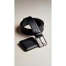 Kit Cinto Masculino Carteira Masculina Premium Social Casual Elegante Acessórios Masculinos Presente Qualidade Executivo