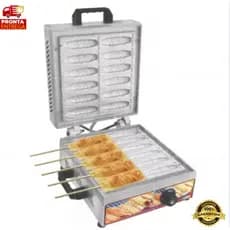 MAQUINA DE CREPE CREPEIRA ELÉTRICA PROFISSIONAL 110V OU 220V NO PALITO 12 CAVIDADES