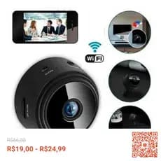 Kit 2 Câmera Mini A9 Original Wifi Com Gravador De Voz Original Mini Micro Camera