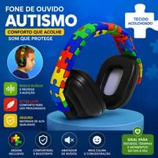 Abafador de Ruídos Infantil personalizados 14dB | Proteção Auditiva para Crianças com Sensibilidade Sonora