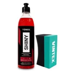 Shiny Pneu Pretinho Super Brilho e Proteção 500ml Vonixx-+ Aplicador Vintex