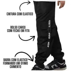 calça infantil  juvenil menino 4 bolsos 4 cores infantil masculino unisex