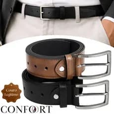 Cinto Masculino Social Couro Legítimo Premium Extra Macio