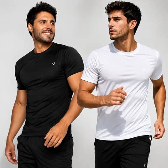 Camisa Masculina Academia Slim Dry Fit Térmica UV 50+ Voker Proteção Solar - Promoção !