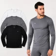 Kit 3 Camisa Masculina Dry Fit Térmica Segunda Pele Proteção Solar UV Voker Original - Promoção !
