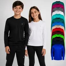 Camisa Térmica Infantil Proteção Solar Uv Blusa Segunda Pele Unissex - Promoção !