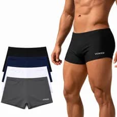Sunga Boxer Masculina Lisa com Forro Praia Moda Verão Voker - Promoção !