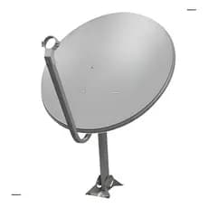 ANTENA BANDA KU 60 CM IMAGEVOX SEM LOGO CINZA REFORÇADA DIGITAL SATHD REGIONAL 4K SEM LNBF
