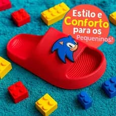 Chinelo Slide Infantil Personagem do 26 ao 35 Verão 1  ref04