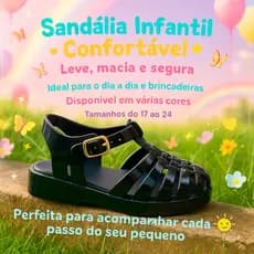 Sandália Baby MEL Fechada Do 17 Ao 24
